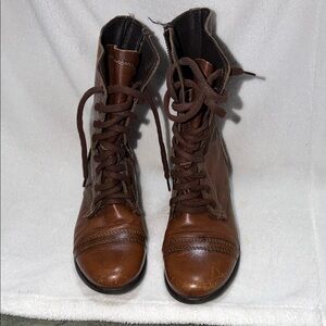 Steve Madden Chocolate combat boots